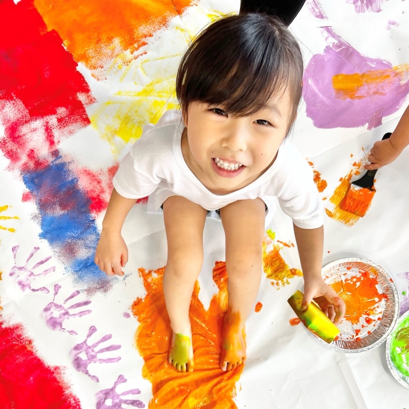 はちゃめちゃ遊び! 絵の具パーティー☆彡
