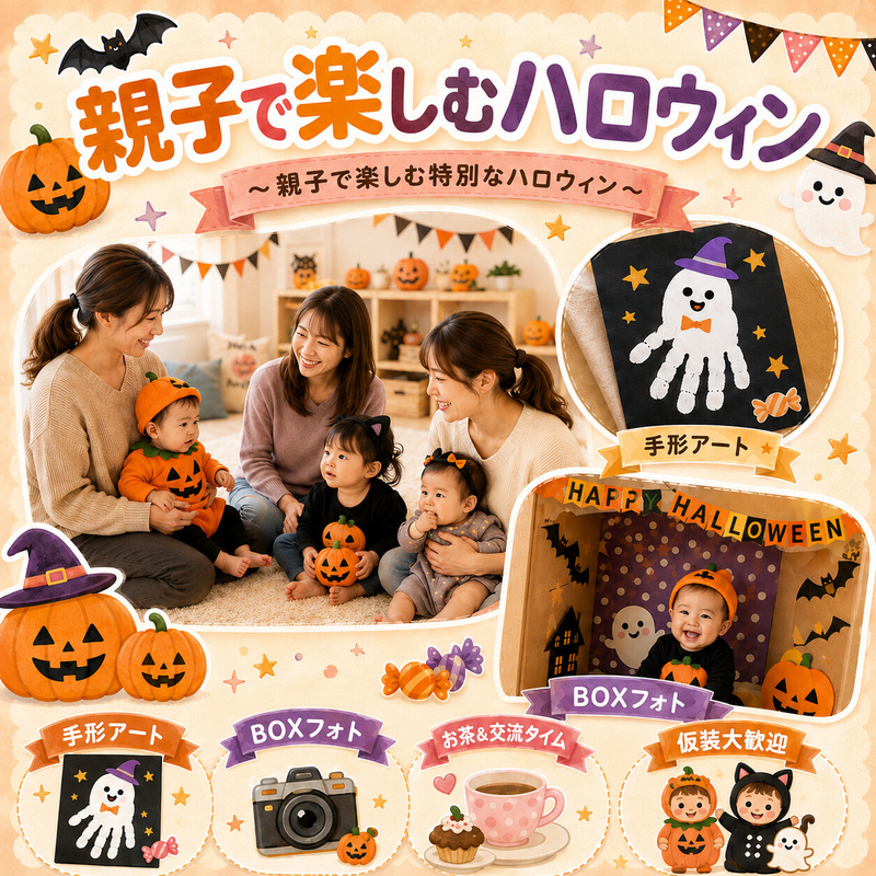 親子で楽しむハロウィン♪ ~つくって、撮って、味わう特別なハロウィン~